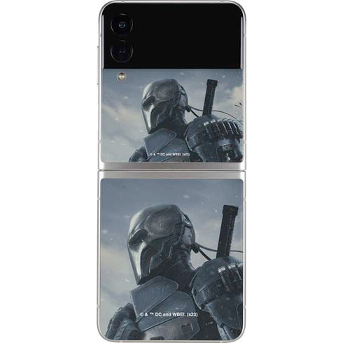 DC Comics Arkham Origins Deathstroke Galaxy Z Flip3 5G Skin